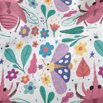 Garden Moth Unicorn Minky