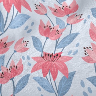 Bright Flowers In Bloom Minky