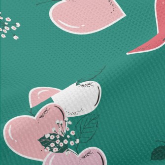 Love Shaped Leaves Piqué