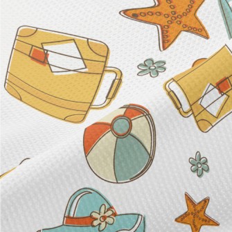 Happy Seaside Vacation Piqué