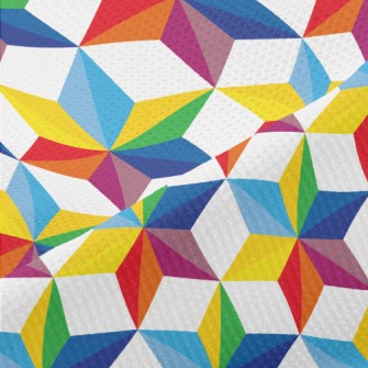 Three-dimensional Ray Hexagona Piqué
