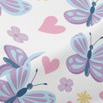 Lively And Playful Butterfly Piqué