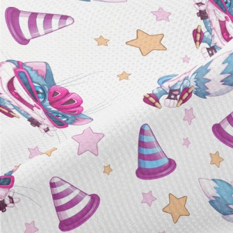 Cool Skateboard Cat Piqué