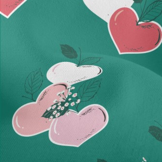Love Shaped Leaves Lightweight Performance Linen
