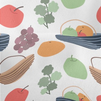 Sweet Fruit Basket Lightweight Performance Linen