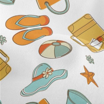 Happy Seaside Vacation Lightweight Performance Linen