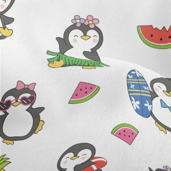 Happy Dancing Penguin Lightweight Performance Linen