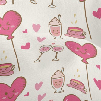 Love Balloon Lover Wine Glass Lightweight Performance Linen
