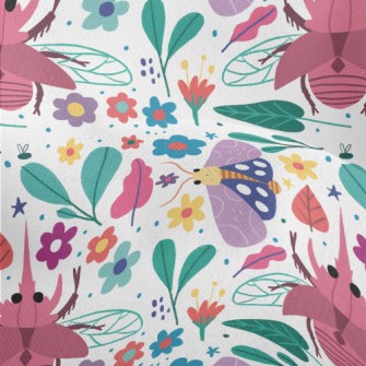 Garden Moth Unicorn Lightweight Performance Linen