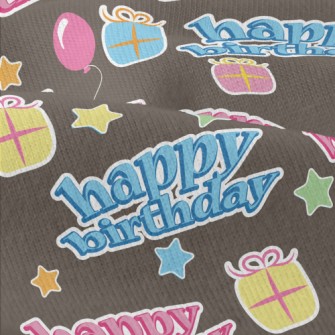 Birthday Wishes Text Modern Jersey