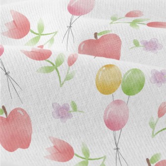 Watercolor Apple Balloon Modern Jersey
