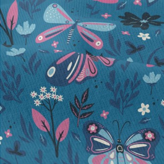 Colorful Flying Butterflies Modern Jersey