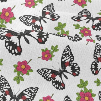 Noble Beautiful Black Butterfl Modern Jersey