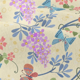 Flower World Butterfly Modern Jersey