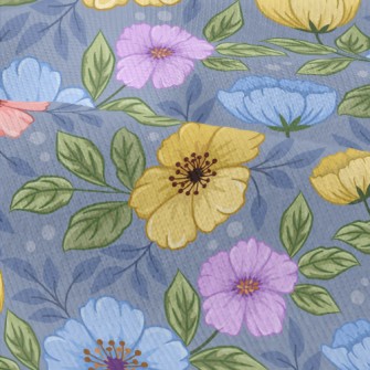 Vibrant And Colorful Flowers Modern Jersey
