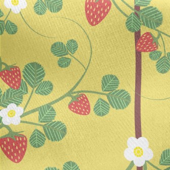 Climbing And Thriving Strawber Jersey Backed Fleece