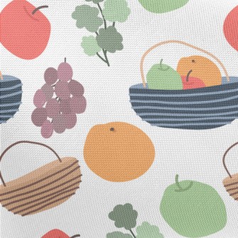 Sweet Fruit Basket Pongee