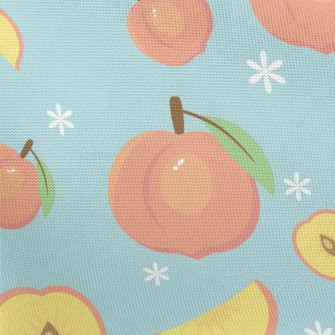 Fragrant And Delicious Peach Pongee