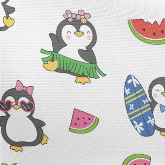 Happy Dancing Penguin Pongee