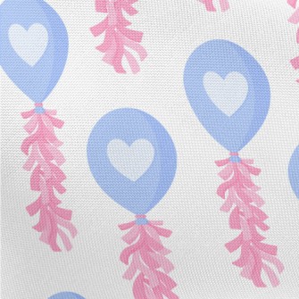 Love Ribbon Balloon Pongee