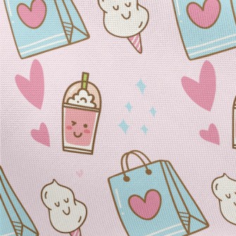 Shiny Shopping Shopping Bag Pongee