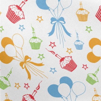 Balloon Birthday Party Pongee