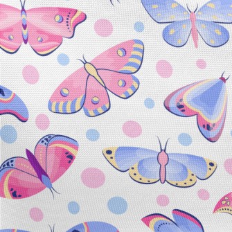Beautiful Pattern Butterfly Pongee