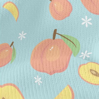 Fragrant And Delicious Peach Stretch Jersey