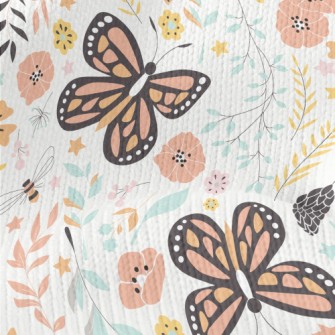 Garden Butterfly Stretch Jersey