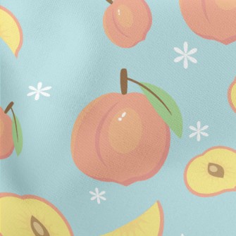 Fragrant And Delicious Peach Lightweight Cotton Poplin