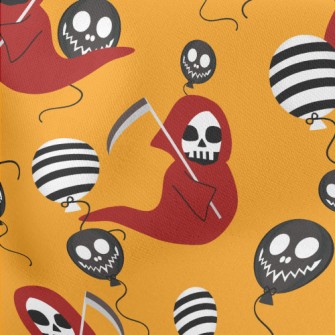Balloon Sickle Death Lightweight Cotton Poplin