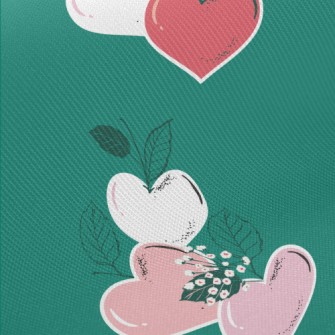 Love Shaped Leaves Midweight Cotton Poplin