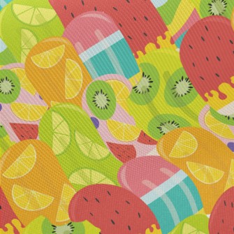 Fruit Pulp Ice Cream Midweight Cotton Poplin