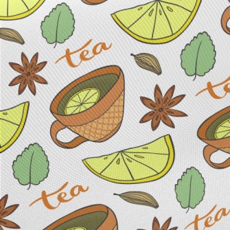 Throat Orange Tea Midweight Cotton Poplin