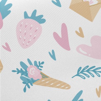 Love Bouquet Love Letter Midweight Cotton Poplin