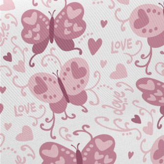 Love Wings Small Butterfly Midweight Cotton Poplin