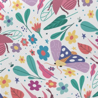 Garden Moth Unicorn Midweight Cotton Poplin