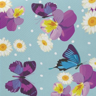 Elegant Butterfly Midweight Cotton Poplin
