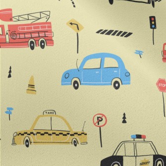Various Professional Cars Chiffon