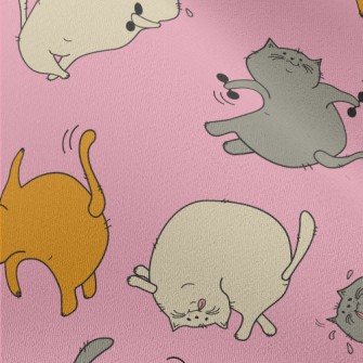 Funny Fat Cat Chiffon