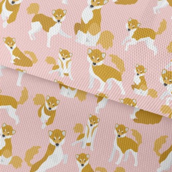 Realistic Color Block Shiba In Waterproof Oxford