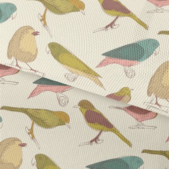 Simple Graffiti Of Various Bir Waterproof Oxford