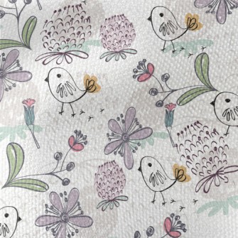 Hand Painted Brushes Birds And Waterproof Canvas