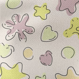Doodle Style Starfish Waterproof Canvas