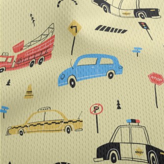 Various Professional Cars Athletic Mesh Flat Back