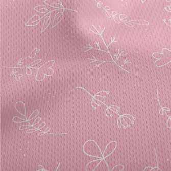 Simple Lines Grass Athletic Mesh Flat Back