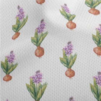 Watercolor Beautiful Flowers Athletic Mesh Flat Back
