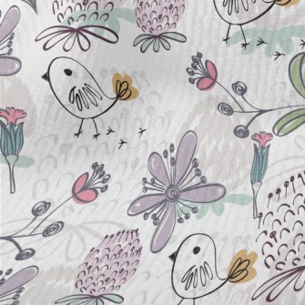 Hand Painted Brushes Birds And Terry