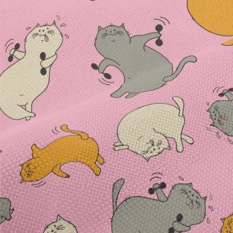 Funny Fat Cat Performance Linen