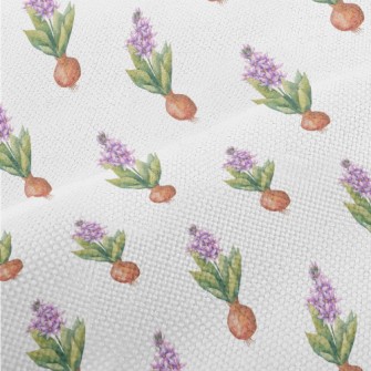 Watercolor Beautiful Flowers Performance Linen